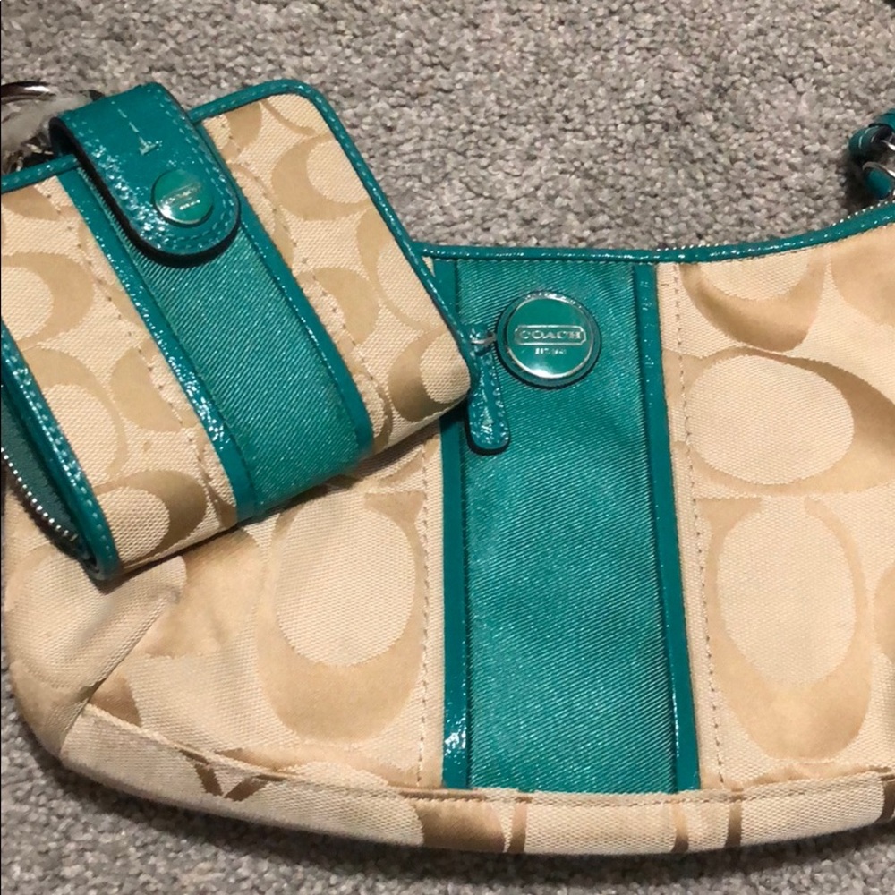 Coach bag and wallet